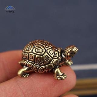 ELBBKG Đồng Nguyên Chất Rùa Tượng Vintage Đồng Rùa Tượng Để Bàn Phong Thủy Trang Trí Thu Nhỏ Trà Cổ Thú Cưng Thủ Công Quà Tặng Mới
