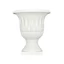 Chậu hoa nửa tường AMLU, Tranh sơn dầu kiểu Pháp DIY Bình treo tường, Bình cắm hoa trắng vẽ tay trang trí nhà cửa