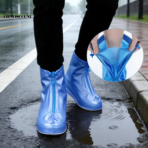 < citydiscount > Vỏ giày đi mưa Vỏ giày chống nước Vỏ giày chống trượt có thể tái sử dụng chống nước có dây rút có dây kéo – Bảo vệ bùn tuyết mưa cho nam nữ – dành cho đông nam