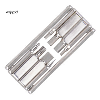 Cờ lê thép Crom Vanadi 8 trong 1 - Gấp gọn, đa chức năng, bộ sửa chữa xe đạp leo núi nhỏ gọn