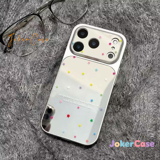 Ốp Lưng Cho IPhone 17 16 15 11 12 13 14 Pro Max 7 15 16 8 Plus XR XS MAX Vỏ gương trang điểm thời trang ngôi sao nhỏ