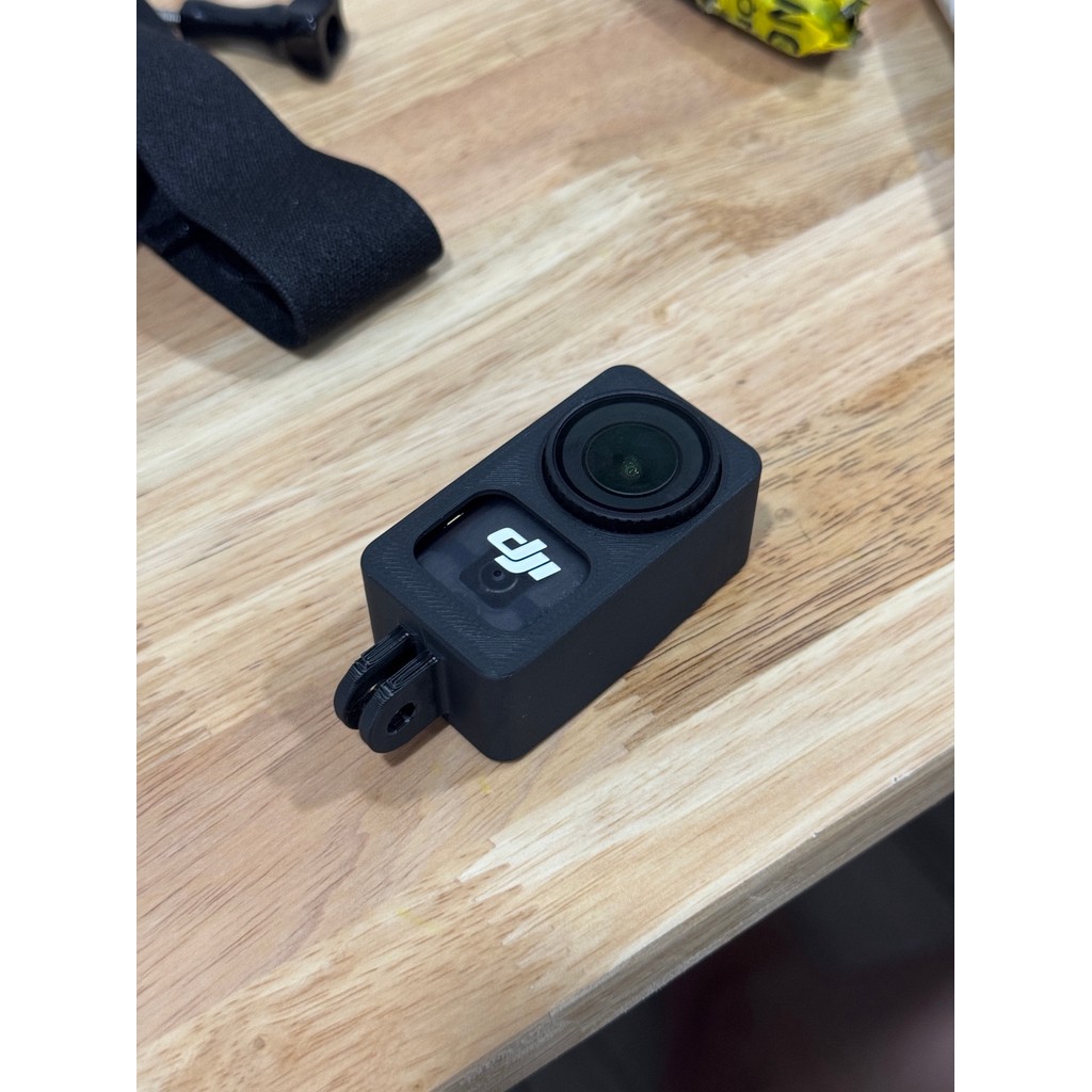 Ngàm Quay Dọc Cho DJI Osmo Nano - Khung Cage Bảo Vệ Tích Hợp Chân GoPro