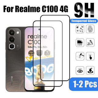 Realme C100 1-2 Chiếc HD Kính Cường Lực Bảo Vệ Màn Hình Cho Realme C85 Pro C75 C75x C71 C63 C67 C65 C55 C53 4G 5G 9D Kính Bảo Vệ Phim