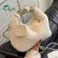 Springevenstar Nữ Sang Trọng Túi Xách Tay Cầm Ruched Nữ Nhỏ Đeo Vai Túi Tote Thường Ngày Nửa Mặt Trăng Hobos Túi Mùa Đông Springevenstar