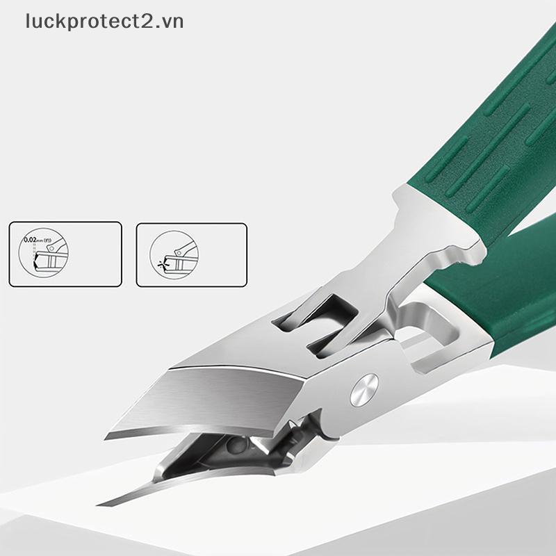 # luckpro # Nail Clipper Slant Mouth Anti Splash Pointed Nail Clippers Large Diagonal Sharp Nail Kéo cắt móng tay cho rãnh móng tay.