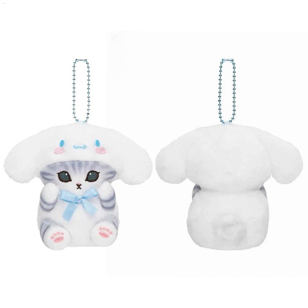 Dễ Thương Kuromi Cá Quế Chó Mèo Chéo Búp Bê Mặt Dây Chuyền Chú Hề Sang Trọng Hoạt Hình Búp Bê Mặt Dây Chuyền