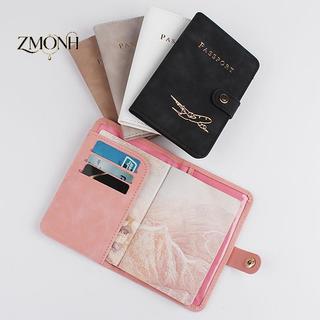 ZMONH Chống Thấm Nước Hộ Chiếu Có Bao Du Lịch Da PU Thẻ Tín Dụng Ví Dễ Thương Hộ Chiếu Sách Dành Cho Nữ / Nam Bao Hộ Chiếu Không
