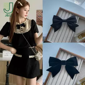 Thổ cẩm nơ có ruy băng và pin an toàn - Phụ kiện thời trang cho quần áo nữ