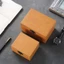 Hộp bảo vệ tín hiệu CHEESELY, Hộp Faraday chặn RFID bằng da ngựa điên, Chất liệu che chắn Nano cổ điển Hộp đựng điện thoại di động chống bức xạ bền bỉ