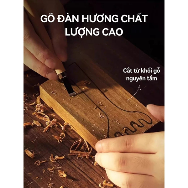 【COD】Lược massage gỗ đàn hương, cạo giảm căng thẳng, tăng tuần hoàn máu, thích hợp với người làm việc căng thẳng.