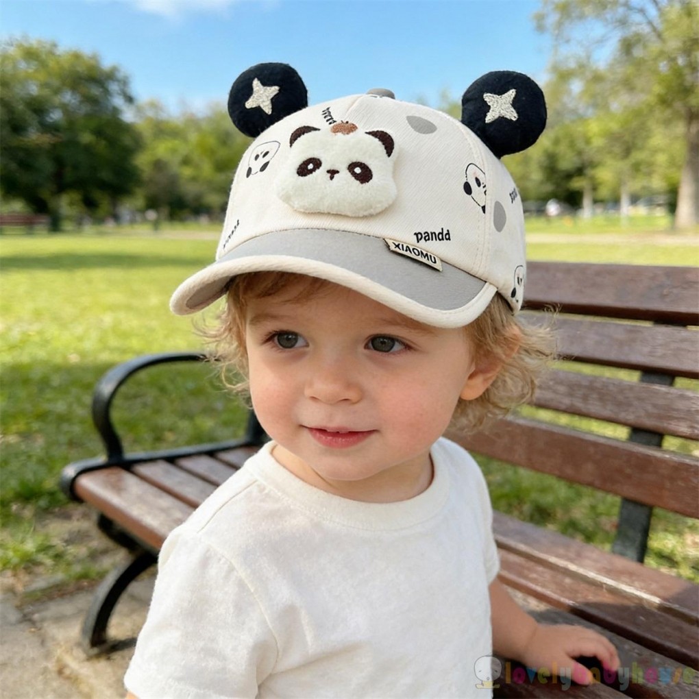 Mũ bóng chày trẻ em LBH-Toddler có trang trí động vật Mũ vành rộng dễ thương thời trang dành cho du lịch ngoài trời