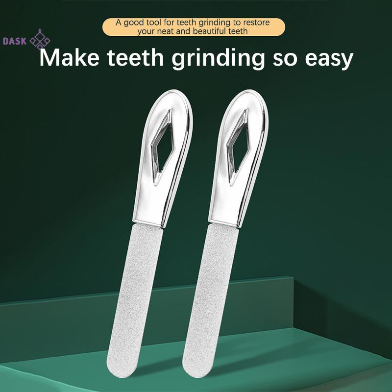 Dụng cụ mài răng khôn thép không gỉ, giấy nhám răng, căn chỉnh răng bạc