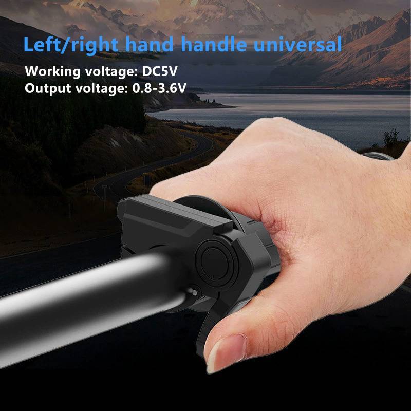 Cây ga ngón tay dành cho xe đạp điện Cheenm Ebike, phù hợp cả tay phải và trái, 5V
