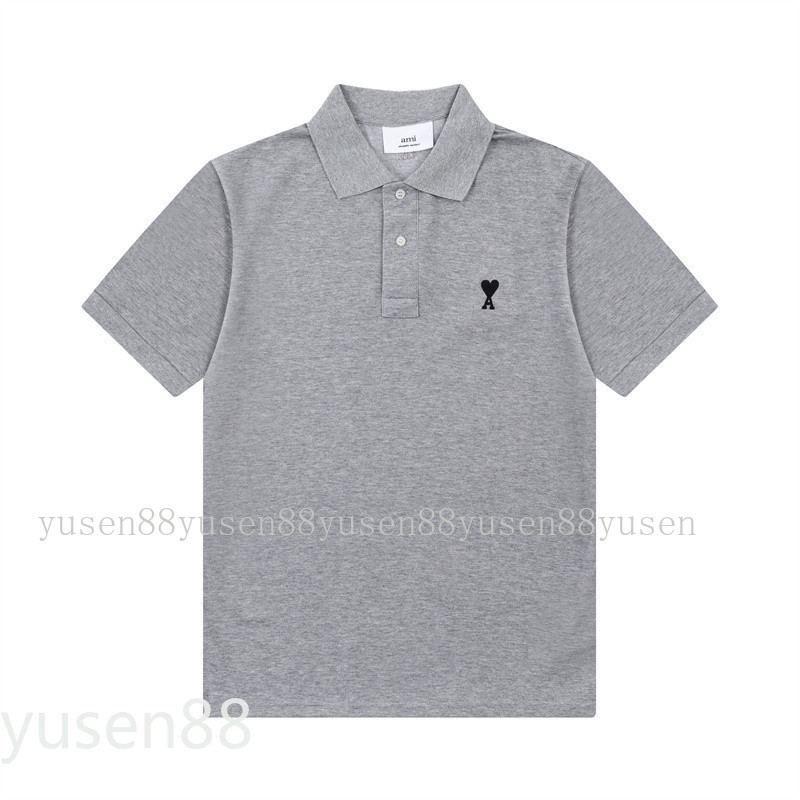 Chất Lượng Cao Bán Chạy * * * Cotton Nguyên Chất Nam Nữ Áo Sơ Mi Polo Họa Tiết Thêu Tay Ngắn Ve Áo Top