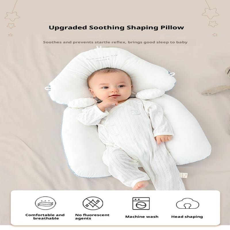 TMOY Gối Cho Bé Trẻ Sơ Sinh Gối Định Hình Đầu Gối Cho Bé Ngăn Ngừa Đầu Phẳng Gối Tiện Dụng TMOY