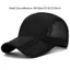 Mũ bóng chày WEETW, Mũ chống nắng ngoài trời màu trơn có thể gập lại, Mũ thể thao Snapback lưới mỏng nhanh khô đơn giản Chạy bộ