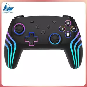 Bộ điều khiển trò chơi không dây Switch Lite với sáu cảm biến con quay hồi chuyển, Hiệu chỉnh cần điều khiển 3D & Ánh sáng đầy màu sắc RGB
