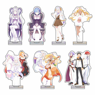 Re:Zero − Starting Life in Another World Natsuki Subaru Emilia Rem Ram Beatrice Official 15cm anime Acrylic