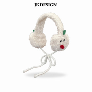 JKDESIGN Bảo vệ tai ấm áp, Dây đeo thời trang Bịt tai sang trọng sang trọng, Băng đô tóc đa năng phong cách hoạt hình Thiết kế dệt kim dễ thương Bịt tai hoạt hình Phụ nữ sử dụng