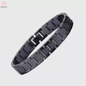 PCWKKef Thép không gỉ Họa Tiết Cá Sấu Vòng Tay Thời Trang Hình Unisex Quà Tặng Kinh Doanh Mới