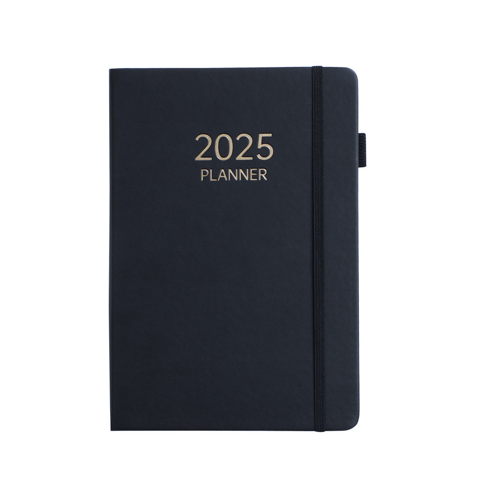 Hàng sẵn có 2025 a5 Sách lịch trình tiếng Anh 2026 Dây đàn hồi Sổ tay Dây đeo S5NN
