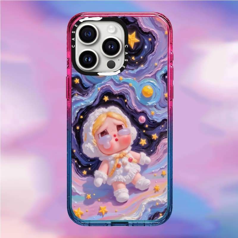 CASECASE X Khóc Bé Giấc Mơ Ốp Lưng Cotton Kẹo Trong Suốt Cứng Hút Từ Tính Tác Động Dành Cho Apple IPhone 12 13 14 15 16 17 Pro Max Plus Không Khí Có Hộp
