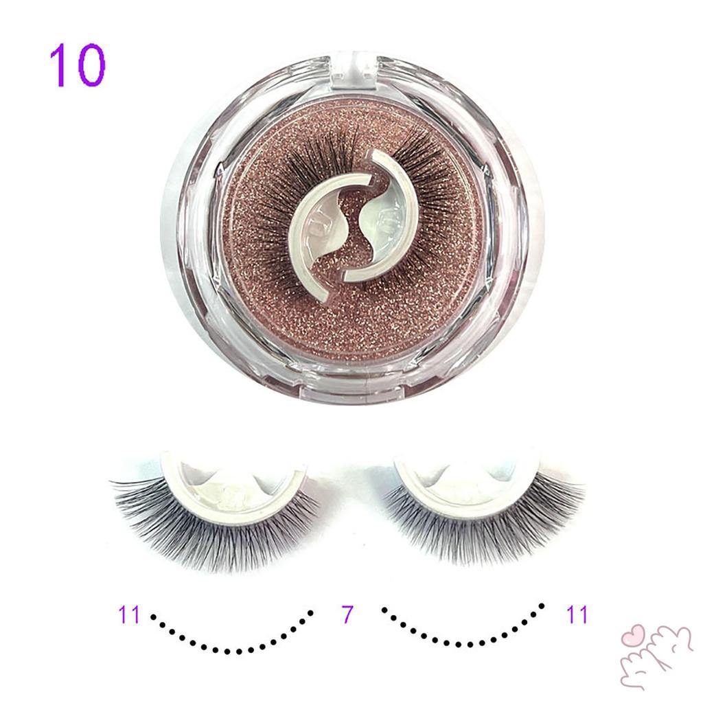 IOIIK Lông Mi Giả Lông Mi Không Keo Handmade Có Thể Tái Sử Dụng Wispy Lông Mi Dải Dành Cho Nữ Và Bé Gái Trang Điểm DIY