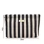 FAVORITEGOODS Dụng cụ trang điểm có dây kéo, Túi đựng mỹ phẩm sọc dung tích lớn đa chức năng, Túi đựng đồ nhẹ di động Du lịch