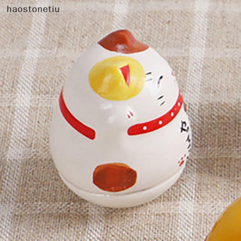 NS Nhật Bản Gốm May Mắn Tumbler Daruma Thủ Công Hoạt Hình May Mắn Đồ Trang Trí Phong Cảnh Trang Trí Nhà May Mắn Tượng Các Bức Tượng Nhỏ NS