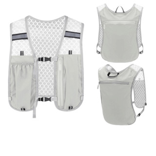 Áo Vest Chạy Bộ EARTHLYCO - Nhẹ, Phản Quang, Có Holder Điện Thoại và Túi Ngực Chống Nước