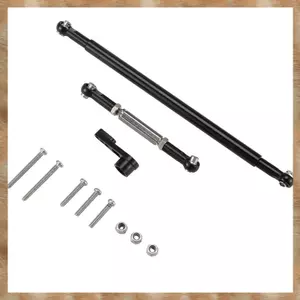dành cho MN86S MN86 MN86KS MN86K MN G500 Bộ phận nâng cấp Thanh kéo lái bằng kim loại Thanh liên kết Servo 1 / 12 Phụ kiện xe RC, Đen