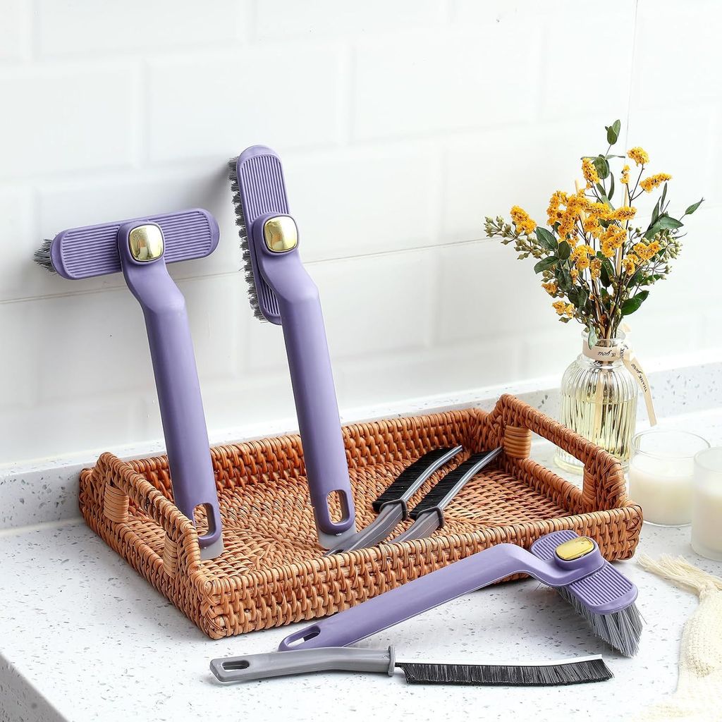 [Mua 2 Tặng 2] Bàn chải chà sàn 360 độ, có thể chà được ngóc ngách cà khe hở