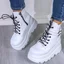 Phong Cách Mỹ 43 Kích Thước Phong Cách Gothic Dày Giày Bốt Xe Máy Rider Boots Nhưng Chiều Dài Đầu Gối Ôm Hơn Nhìn Cao Giày Bốt Nam Nữ Cùng Phong Cách