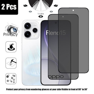 1-2 Chiếc OPPO Reno 15 Kính Cường Lực Chống Nhìn Trộm Bảo Vệ Màn Hình Riêng Tư Cho OPPO Reno 14F 14 Pro 13F 13 12 11 F 12F 11F 5G Phim Bảo Vệ Kính Chống Gián Điệp