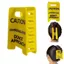 Kẹp tóc dấu hiệu cảnh báo DARON, Kẹp móng vuốt tóc mô phỏng quá mức màu vàng rực rỡ, không tiếp cận S / L Giới hạn thiết lập mới lạ Cảnh báo đuôi ngựa Sức khỏe tâm thần