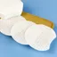 FAVORITEGOODS 300 / 600 / 1200 Miếng tẩy trang dùng một lần, Khăn lau cotton mặt khô dày mềm mại, Khăn lau cotton mặt thiết kế khắc họa tiết ngọc trai để nén ướt
