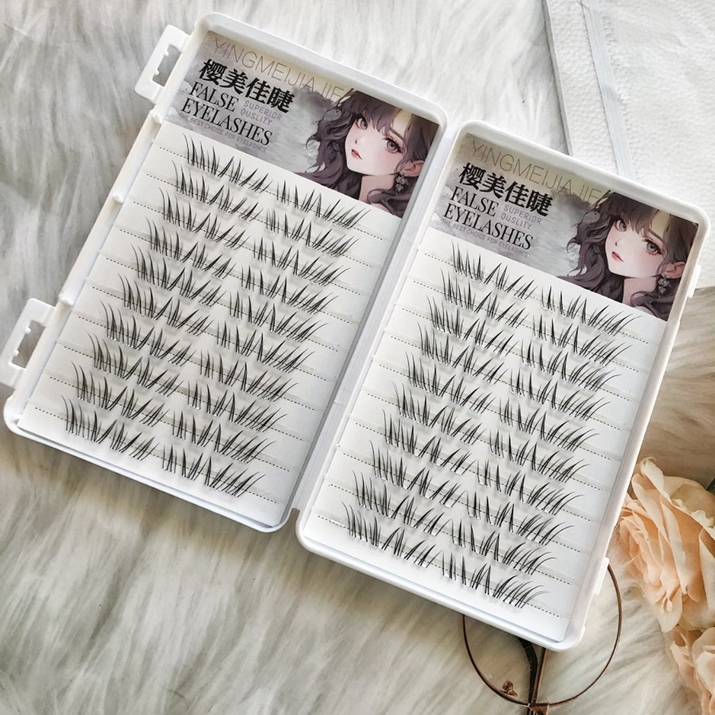 COD✨Lông mi trên Nhìn tự nhiên Nhẹ phóng to mắt để sử dụng và chụp ảnh hàng ngày