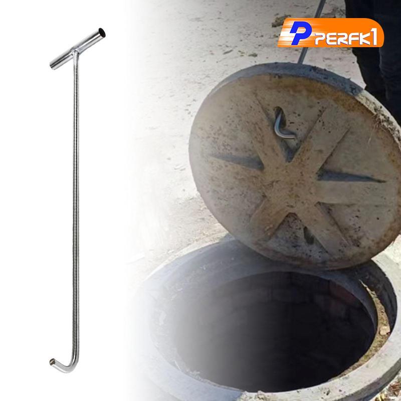 Lỗ Lỗ Móc Dụng Cụ Thép Bền Cán Cửa Nâng Hạng Nặng Cũng Nắp Cửa Bánh Xe Kéo T Móc Đơn Móc Nâng Cửa Móc