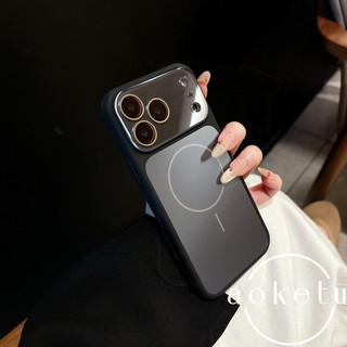 Ốp điện thoại silicon lỏng sang trọng cửa sổ lớn tức thì 17 từ tính phù hợp cho iPhone 13 14 15 16 17 Pro max mờ bao gồm tất cả các ống kính bao gồm vỏ silicon chống rơi