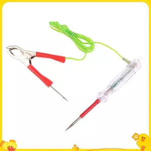 Đèn thử nghiệm 6-24V sáng tạo và thiết thực với đầu dò kép Kẹp cá sấu dây chống đông 47 Inch Máy kiểm tra mạch LED ô tô