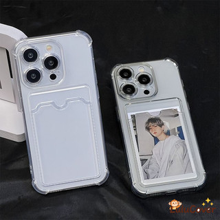 Ốp điện thoại Thẻ Trong Suốt Cho Samsung Galaxy A07 A17 A05 A05S A24 A04 A04E A04S M04 M13 A54 A34 A14 A13 A10 M53 M33 Vỏ Đựng Thẻ Nhiều Màu Vỏ Mềm Ốp điện thoại