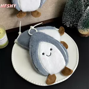 HFSHY Hoạt Hình Dễ Thương Hạt Dưa Sang Trọng Ví Đựng Tiền Xu Mini Mềm Phong Cách Thực Phẩm Tai Nghe Dành Cho Bé Gái Đi Bộ Đường Dài VN