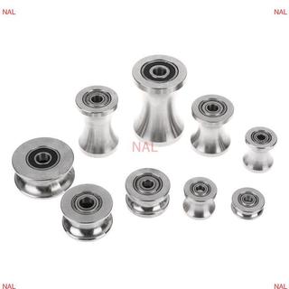[NA] 304 U Rãnh Mang Bánh Xe Cố Định Chống Rỉ Sét Ròng Rọc Cho Dây Tra Cửa Trượt Tủ MỚI