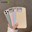Ốp Điện Thoại Sáng Bóng Đơn Giản Cho OPPO F31 F29 F27 F25 F23 F21 F21S F19 Pro Plus F17 F11 F9 Pro Find X3 Lite Lấp Lánh Nhiều Màu Vỏ Sang Trọng Dễ Thương Chống Rơi Cứng IMD Ốp Lưng