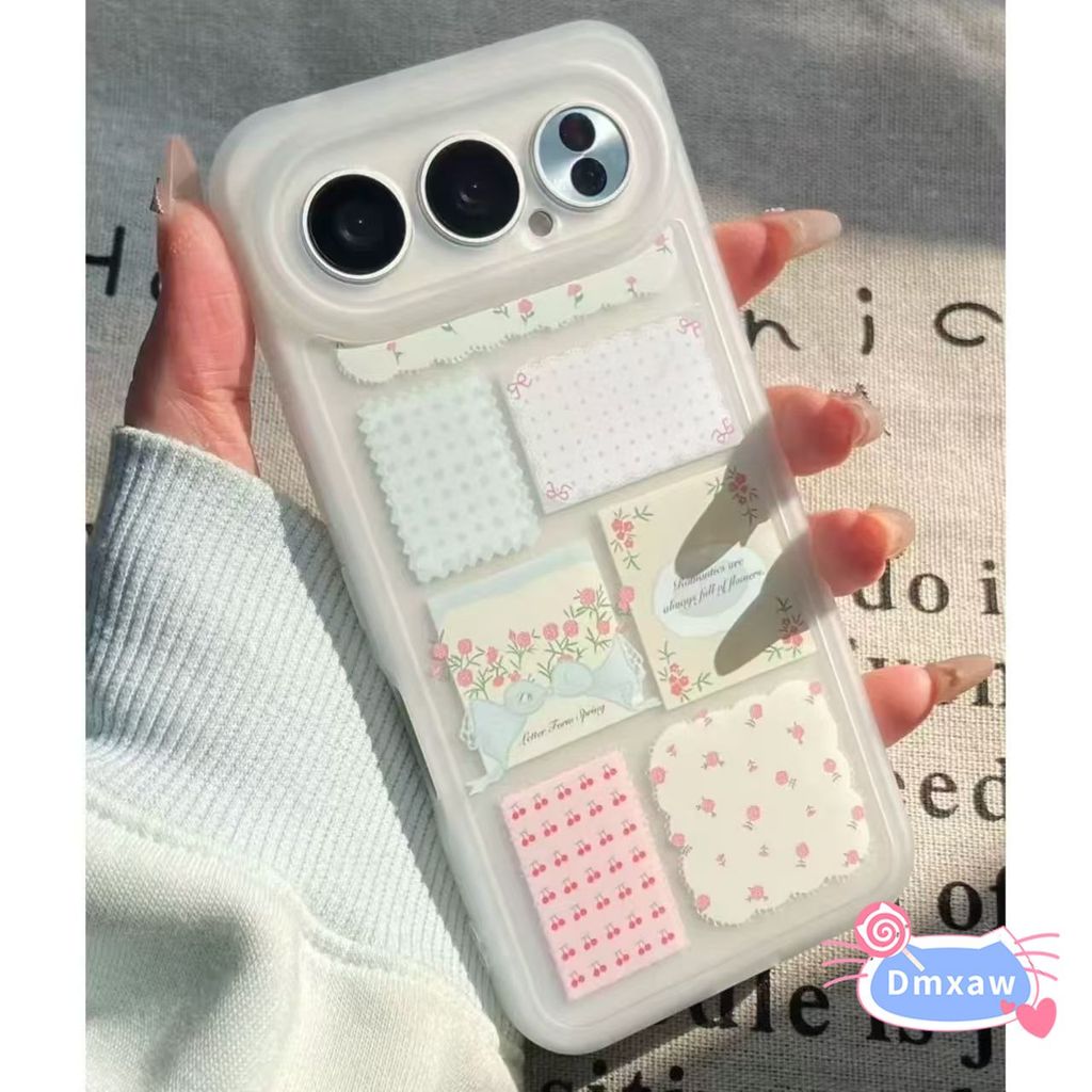 Ốp Điện Thoại Hoa Dễ Thương Note Cho Realme Neo8 Neo7 Turbo SE Neo7X GT Neo6 Neo5 SE Neo3 Narzo 60 Pro Q3S Q3T 5G 4G Vỏ Hoạt Hình Mùa Xuân Mềm Trắng Mờ Mặt Sau