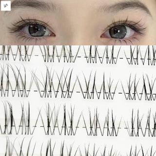 Lông Mi Giả Tự Nhiên 10 Đôi Sợi Mềm C Uốn Màu Đen Hỗn Hợp Chiều Dài Để Trang Điểm Hàng Ngày