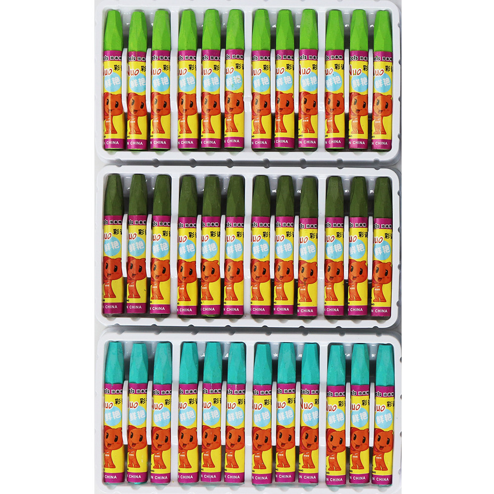 Đơn Sắc Dầu Pastel Hình Lục Giác Trẻ Em Tranh Crayon Tranh Nghệ Thuật 12 Chiếc / 2026.4.3