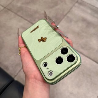 Mạ Điện Hoa Văn gợn Sóng Nước 3D Ngựa Vàng Acrylic Ốp Lưng Điện Thoại iPhone 17Promax 13 14 15 16 Pro Max 15Plus Chống Sốc Nam Nữ Vỏ Di Động