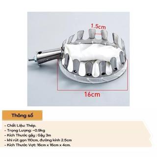 Chổi quét trần, vợt hoa quả, lưỡi cưa cành cây, liềm cắt cành
