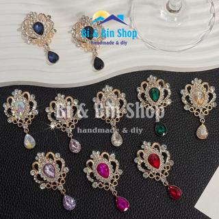 Center Giọt Nước Viền Xoàn Làm Cài Áo, Trang Trí Sash, Trang Trí Vương Miện, Đính Kết Trang Phục Thời Trang - SASH101